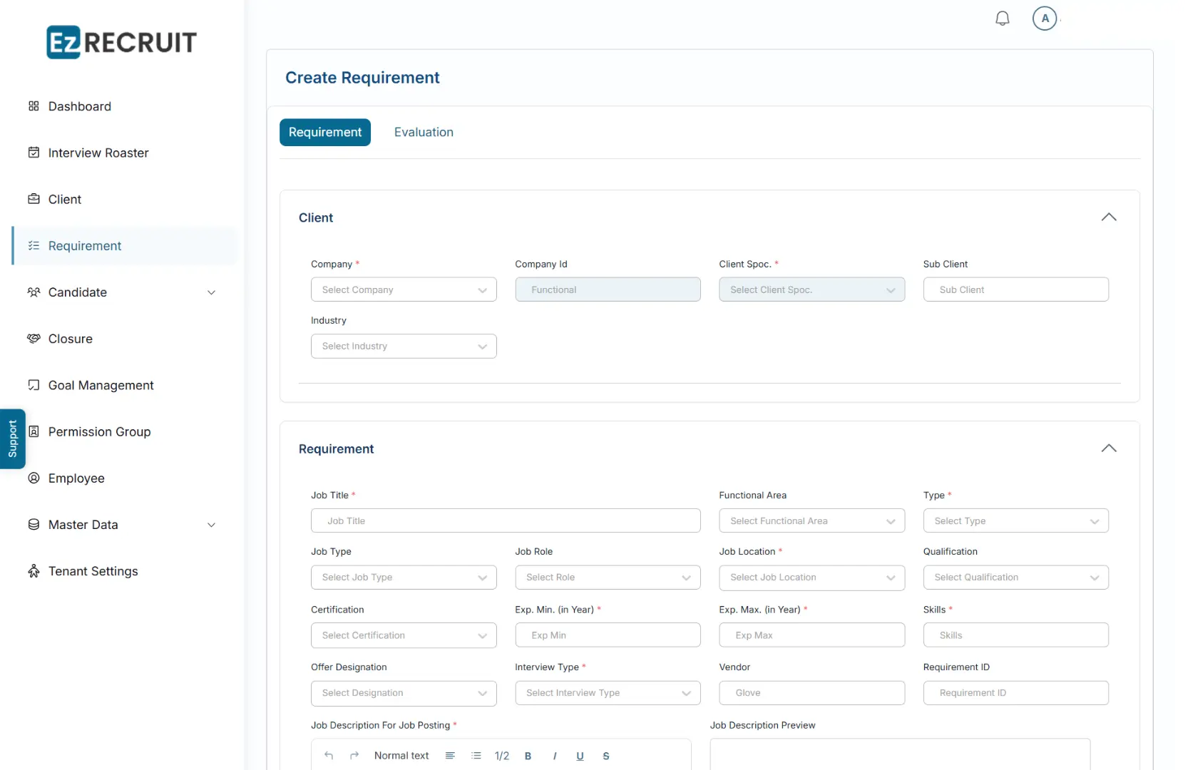 Erecruit System Examples EzRecruit | Recruitment Agency Operating System & ATS